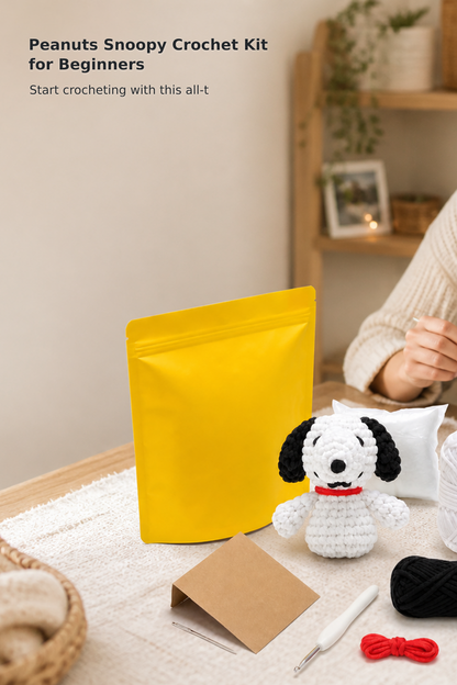 Peanuts Snoopy Beginner Crochet Kit