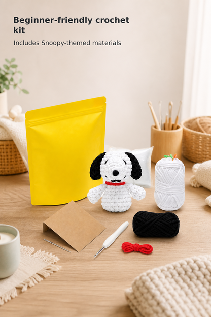 Peanuts Snoopy Beginner Crochet Kit